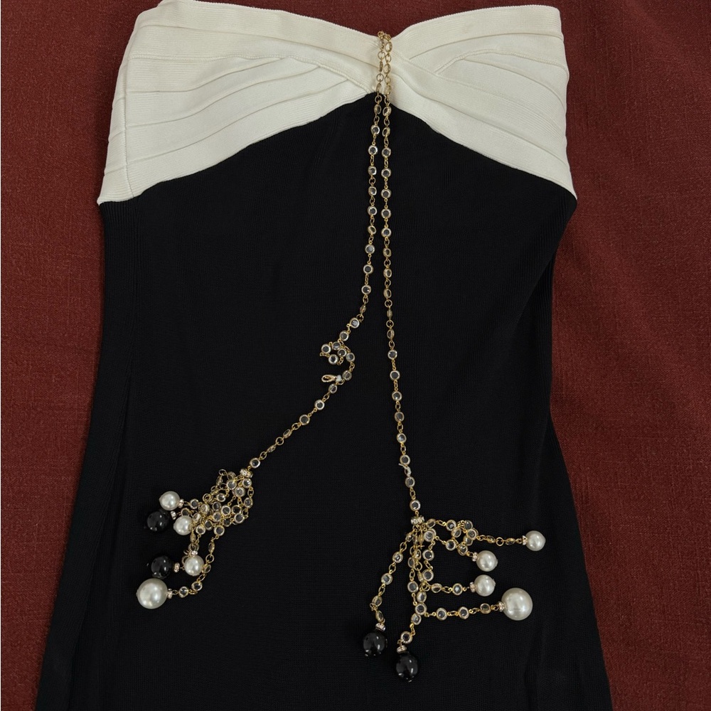 Vintage Herve Leger maxi dress/gown